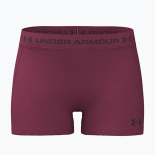 Women's training shorts Under Armour HeatGear Shorty claret/ox blood