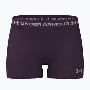 Women's training shorts Under Armour HeatGear Shorty purple echo/mauve pink