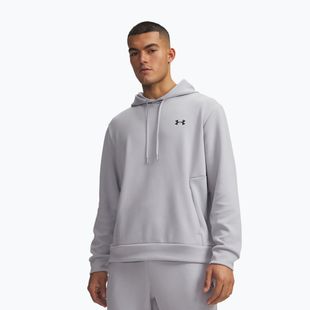 Men's sweatshirt Under Armour Flex Fleece Hoodie mod gray/black