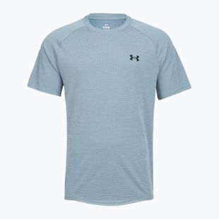 Men's training shirt Under Armour Tech Textured blue wind/black