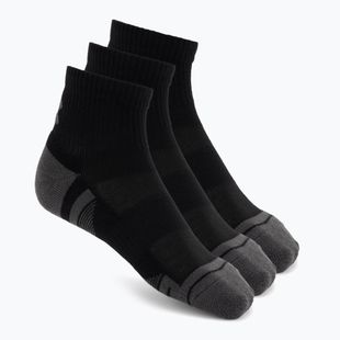 Socks Under Armour Perf Tech Qtr 3 pack ultimate black/ultimate black/jet gray