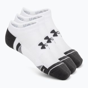 Socks Under Armour Perf Tech NS 3 pack white/white/jet gray