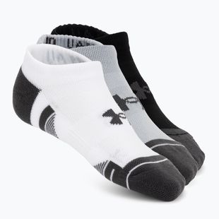 Socks Under Armour Perf Tech NS 3 pack mod gray/white/jet gray