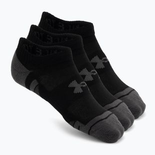 Socks Under Armour Perf Tech NS 3 pack ultimate black/ultimate black/jet gray