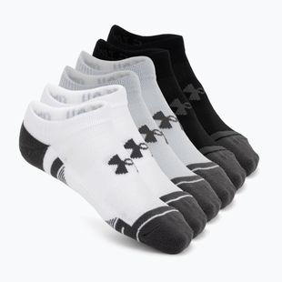 Socks Under Armour Perf Tech NS 6 pack mod gray/mod gray/jet gray