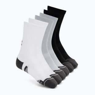 Socks Under Armour Perf Tech Crew 6 pack mod gray/mod gray/jet gray