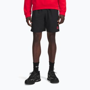 Men's training shorts Under Armour Tech Sport black/racer red/racer red