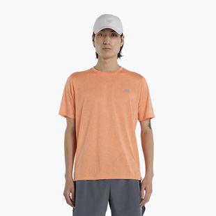 Men's T-shirt New Balance Athletics Run tangerine heat