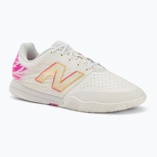 Football boots New Balance Furon Pro V8 IN pink heat/sea salt/gold metallic