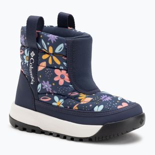 Children's snow boots Columbia Youth Snowtrot Mid nocturnal/wildflower whimsy