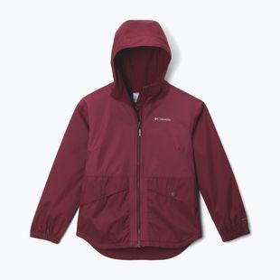 Children's rain jacket Columbia Rainy Trails II Fleece rich wine