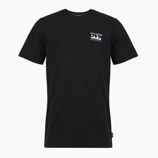 Trekking T-shirt męska Columbia Explorers Canyon Back black/peaks and waves