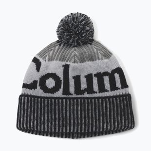 Children's winter hat Columbia Polar Powder III black/columbia grey/city grey