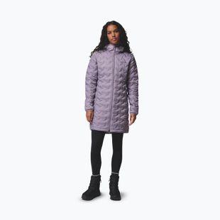 Women's down coat Columbia Delta Ridge II Long Down shale purpe