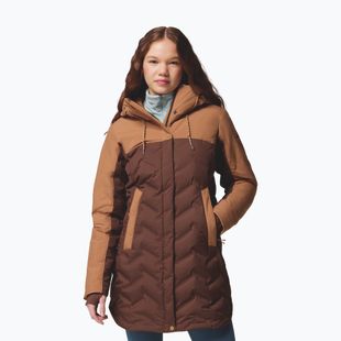 Women's down coat Columbia Mountain Croo III Mid Down tobacco/camel brown