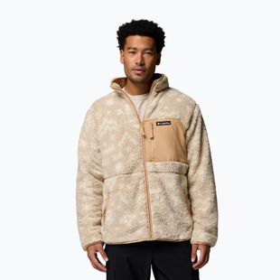Men's fleece sweatshirt Columbia Winter Pass Reversible canoe/dark stone/peaked tonal