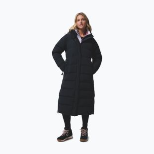 Women's down coat Columbia Amaze Puff Long Hooded black