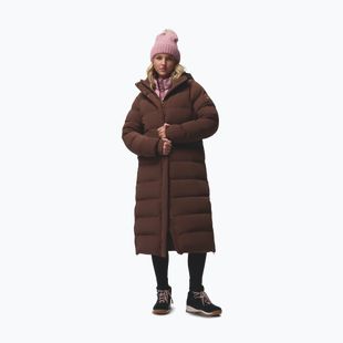 Women's down coat Columbia Amaze Puff Long Hooded tobacco