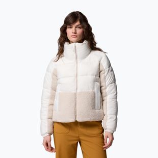 Women's hybrid jacket Columbia Leadbetter Point II Sherpa Hybrid sea salt/dark stone