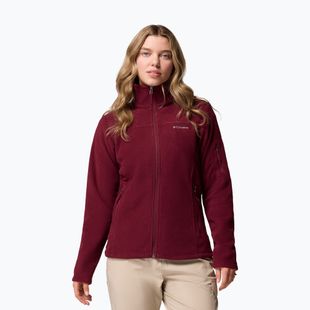 Women's fleece sweatshirt Columbia Fast Trek II rich wine