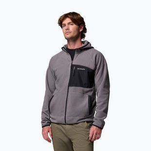 Men's sweatshirt Columbia Fast Trek Overlay Hooded city grey/black