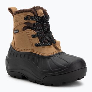 Children's snow boots Columbia Youth Powderbug Alpine sahara/black