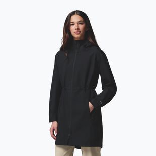 Women's rain coat Columbia Weekend Adventure II Long Shell black