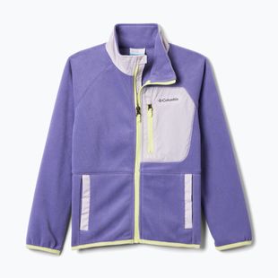 Children's fleece sweatshirt Columbia Fast Trek V Full Zip stormwatch/lavender pearl