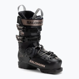 Women's ski boots Salomon S/Pro Delta Boa 95 W GW black/black/pink gold metallic