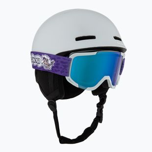 Children's ski helmet Salomon Player Combo + Goggles XV Jr ice flow/ice flow mid blue