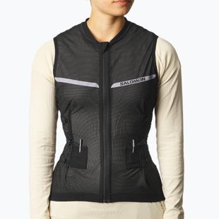 Women's ski vest Salomon Flexcell Pro black