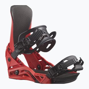 Men's snowboard bindings Salomon District fiery red