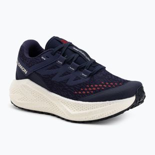 Women's running shoes Salomon Aero Glide 3 Gravel astral aura/vanilla ice/haute red