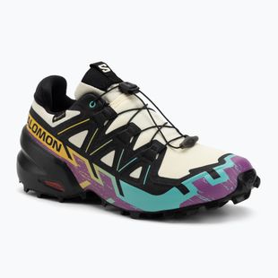 Men's running shoes Salomon Speedcross 6 GTX transparent yellow/black/waterfall