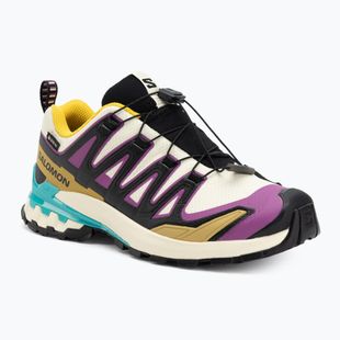 Women's running shoes Salomon XA PRO 3D V9 GTX transparent yellow/black/waterfall