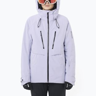 Women's ski jacket Salomon Brilliant 2.0 cosmic sky