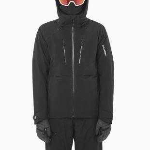Men's ski jacket Salomon Brilliant 2.0 deep black
