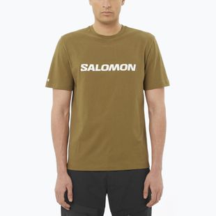 Men's T-shirt Salomon Logo brilliant olive