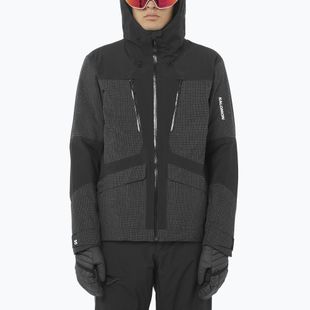 Men's ski jacket Salomon Spark deep black