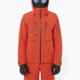 Men's ski jacket Salomon Brilliant 2.0 cherry tomato
