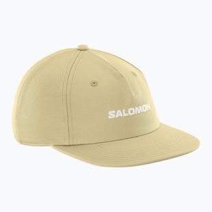Baseball cap Salomon Logo Flat gray green