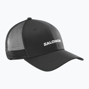 Baseball cap Salomon Logo Trucker deep black