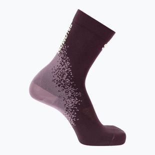 Socks Salomon Gravel Crew butterfly/dusky orchid/huckleberry