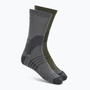 Socks Salomon X Ultra Access Crew 2 pairs excalibur/olive night