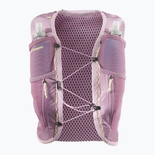 Women's running vest Salomon Active Skin 12 Set dawn pink/dusky