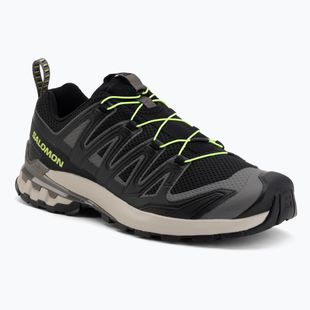 Men's running shoes Salomon XA Pro 3D V9 black/dark gull gray/acid lime