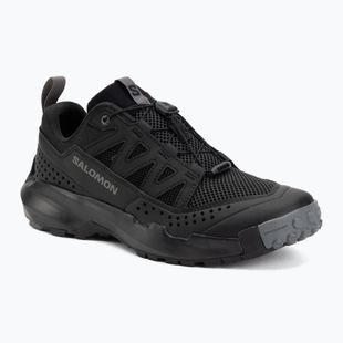 Men's hiking boots Salomon Techamphibian 5 black/black/castlerock