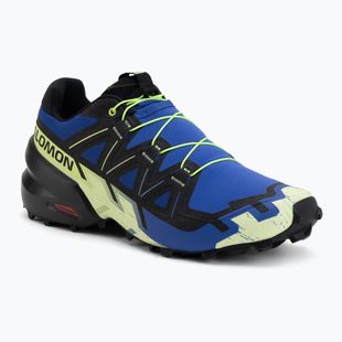 Men's running shoes Salomon Speedcross 6 bluing/black/acid lime