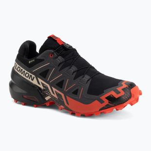 Men's running shoes Salomon Speedcross 6 GTX black/fiery red