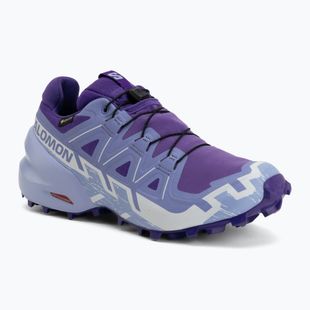 Women's running shoes Salomon Speedcross 6 GTX deep blue/brunnera blue